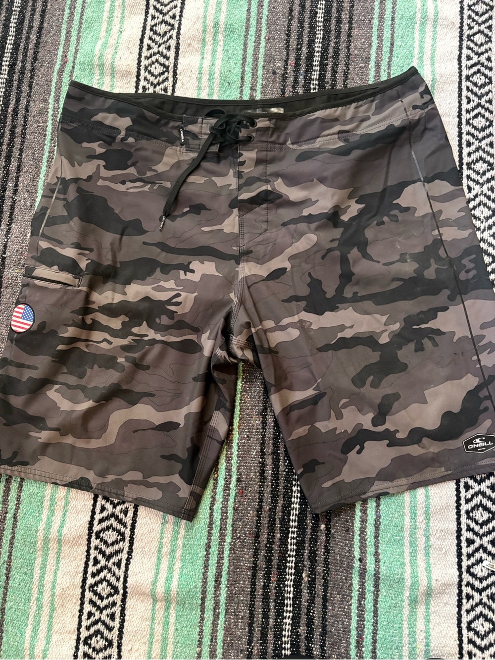 O'Neill Men’s Camo Swim Trunks - Gray